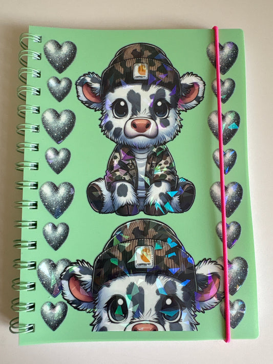 Camouflage Cow A5 Notebook