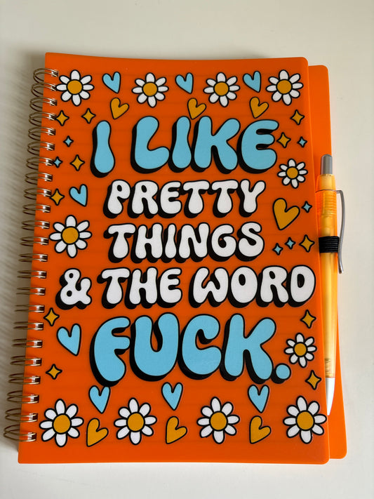 I like pretty things notebook