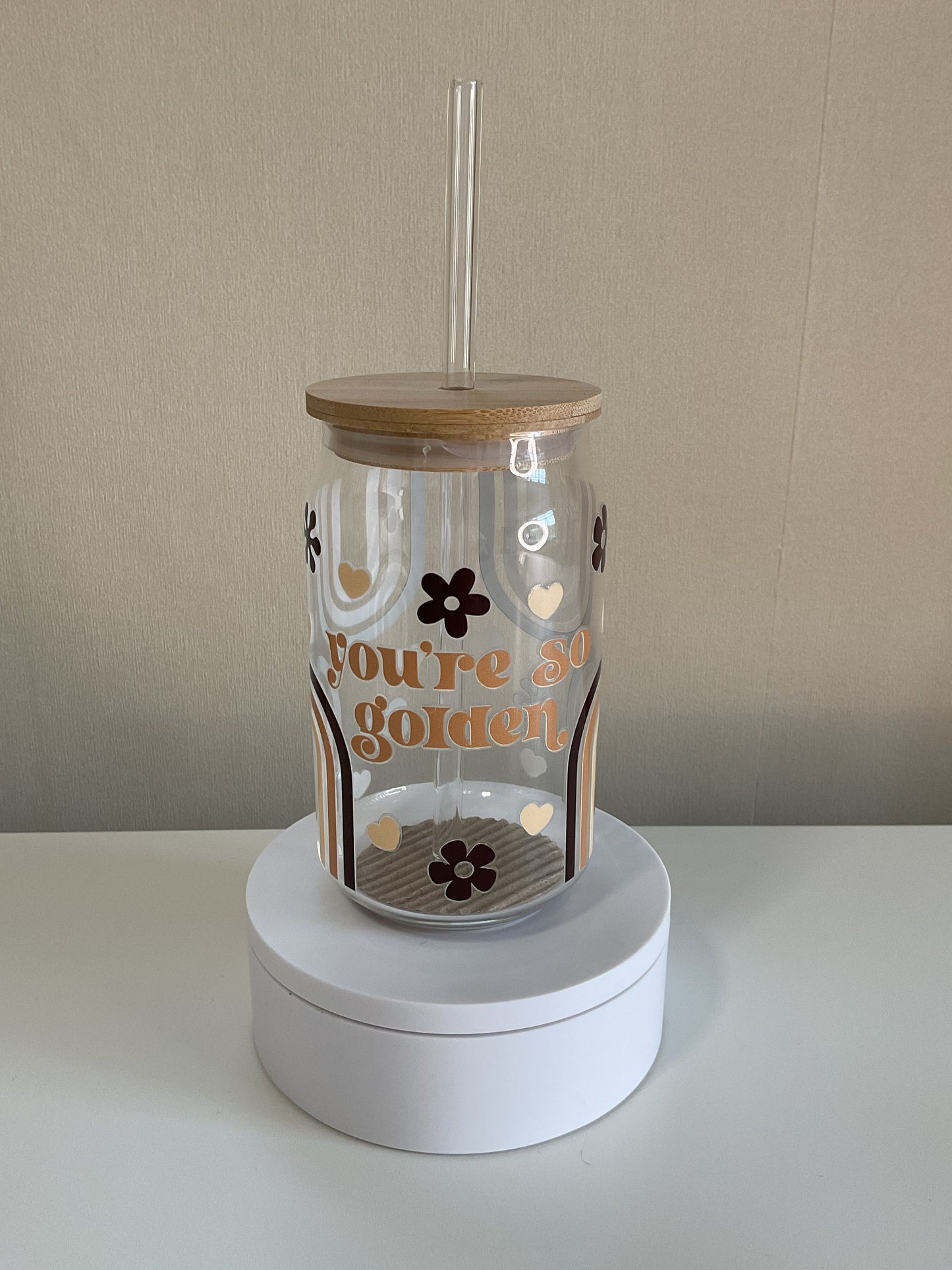 Libbey glass beer can