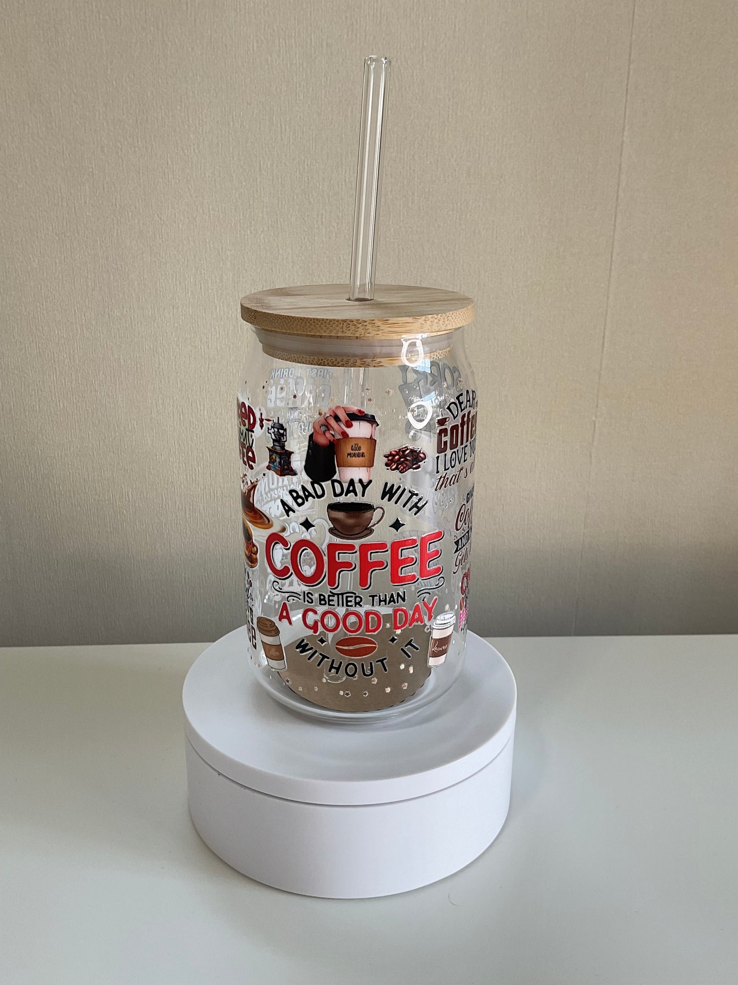 Libbey glass beer can