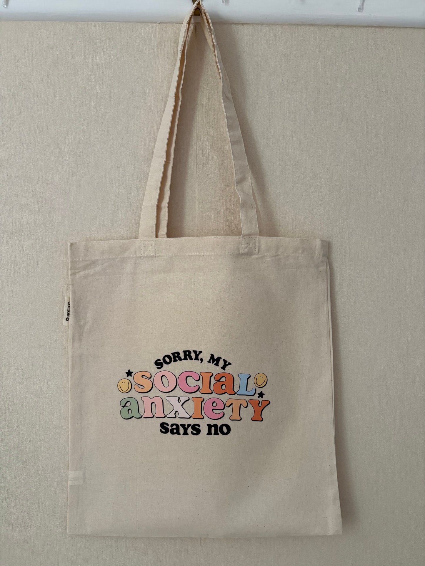 Social Anxiety Tote bag